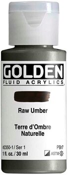 Acrylfarbe Golden Artist Colors Fluid Acrylfarbe Raw Umber 30 ml 1 stk - 1