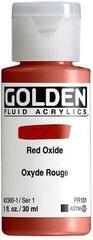 Peinture acrylique Golden Artist Colors Fluid Peinture acrylique Red Oxide 30 ml 1 pc