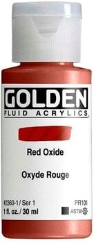Acrylic Paint Golden Artist Colors Fluid Acrylic Paint Red Oxide 30 ml 1 pc - 1