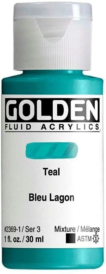 Akrylfärg Golden Artist Colors Fluid Akrylfärg Teal 30 ml 1 st