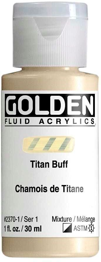 Acrylic Paint Golden Artist Colors Fluid Acrylic Paint Titan Buff 30 ml 1 pc
