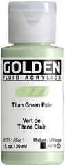 Peinture acrylique Golden Artist Colors Fluid Peinture acrylique Titaan Green Pale 30 ml 1 pc
