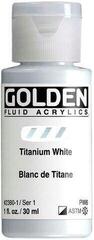 Peinture acrylique Golden Artist Colors Fluid Peinture acrylique Titanium White 30 ml 1 pc