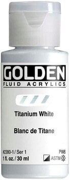 Acrylic Paint Golden Artist Colors Fluid Acrylic Paint Titanium White 30 ml 1 pc - 1