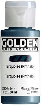 Akrylfärg Golden Artist Colors Fluid Akrylfärg Turquoise (Phthalo) 30 ml 1 st - 1