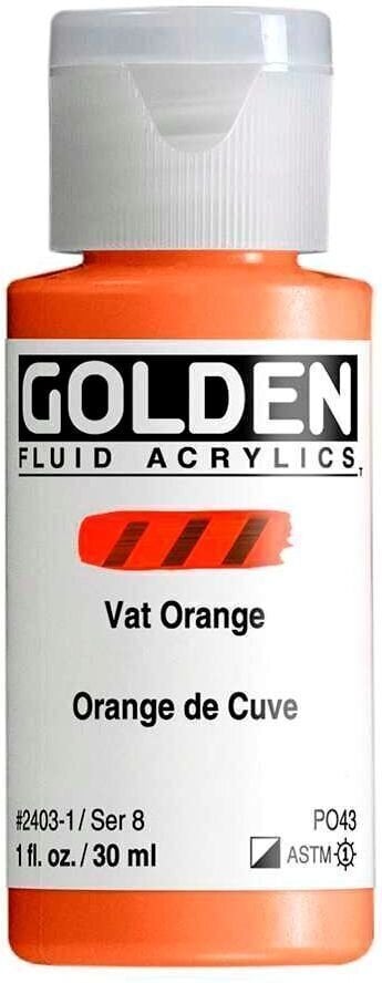 Akrylfärg Golden Artist Colors Fluid Akrylfärg Vat Orange 30 ml 1 st