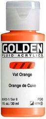 Acrylic Paint Golden Artist Colors Fluid Acrylic Paint Vat Orange 30 ml 1 pc