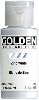 Peinture acrylique Golden Artist Colors Fluid Peinture acrylique Zinc White 30 ml 1 pc - 1