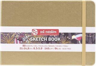 Skicář Talens Art Creation 9314145M Skicář 80 160 14,8 x 21 cm 140 g White Gold