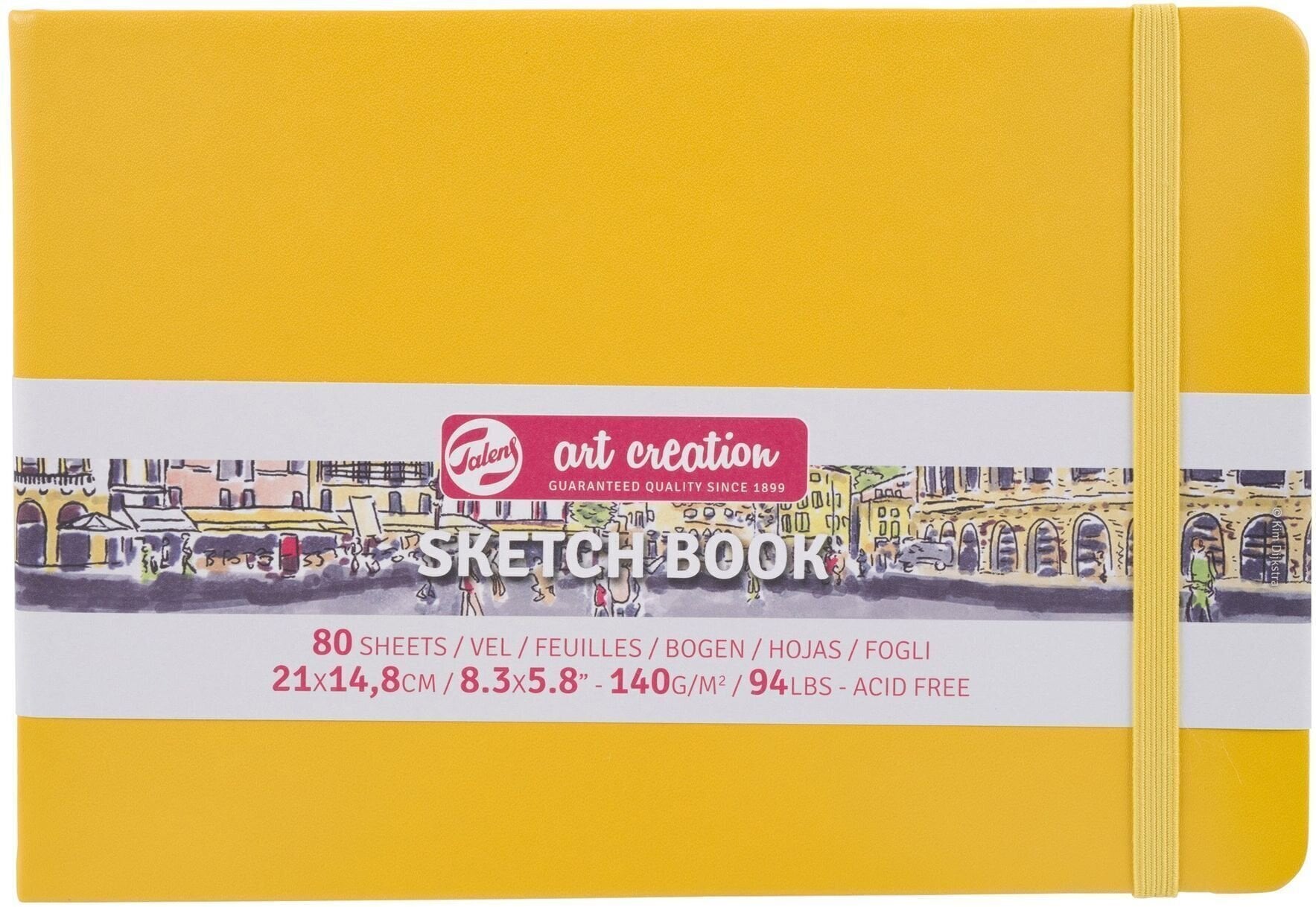 Skicář Talens Art Creation 9314115M Skicář 80 160 14,8 x 21 cm 140 g Golden Yellow