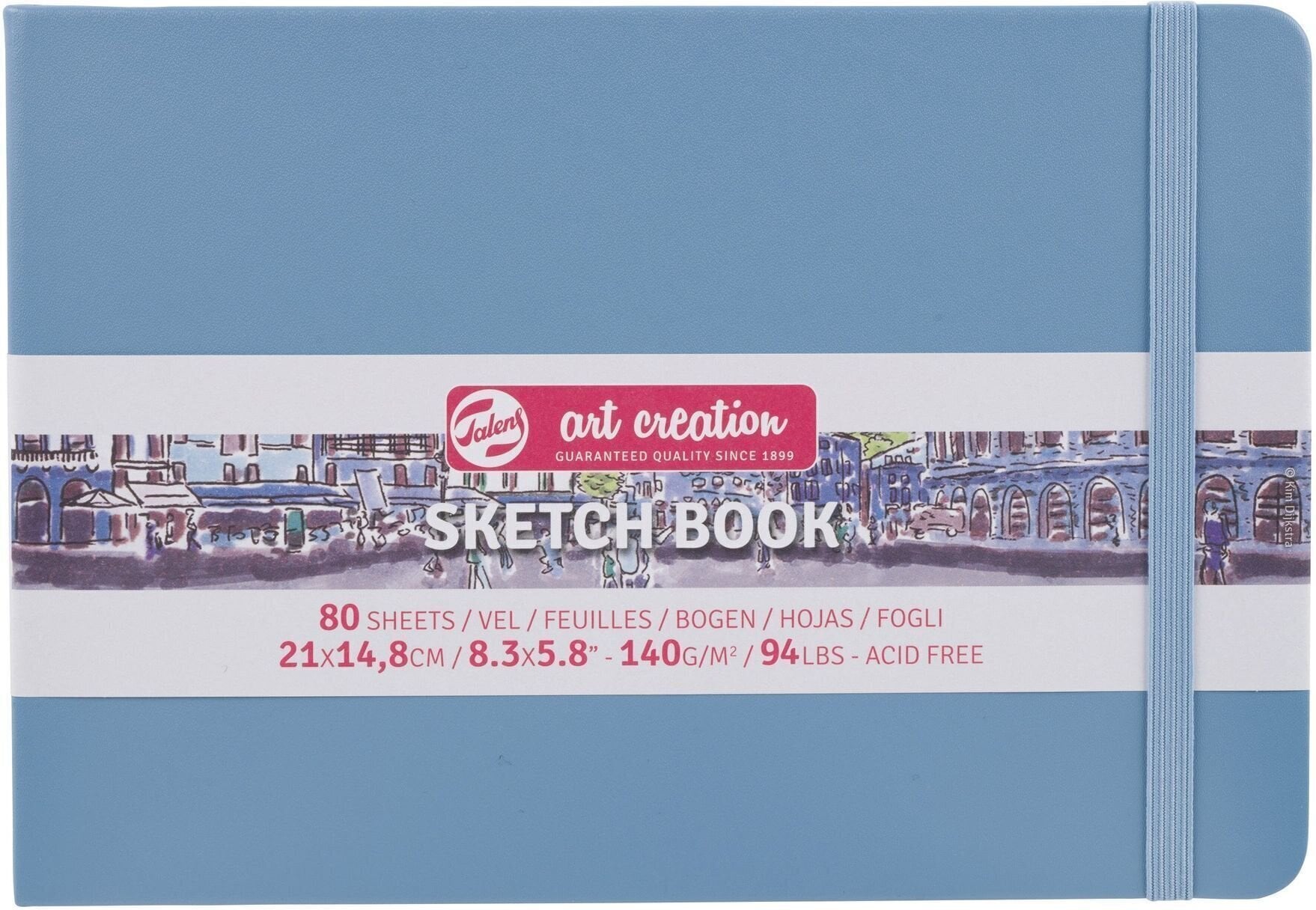 Skicář Talens Art Creation 9314215M Skicář 80 160 14,8 x 21 cm 140 g Lake Blue