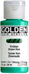Peinture acrylique Golden Artist Colors Fluid Peinture acrylique Viridian Green Hue 30 ml 1 pc