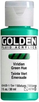 Peinture acrylique Golden Artist Colors Fluid Peinture acrylique Viridian Green Hue 30 ml 1 pc - 1