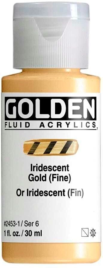Akrylfärg Golden Artist Colors Fluid Akrylfärg Iridescent Gold (Fine) 30 ml 1 st