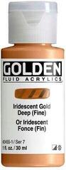 Acrylic Paint Golden Artist Colors Fluid Acrylic Paint Iridescent Gold Deep (Fin) 30 ml 1 pc