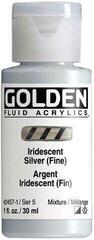 Acrylfarbe Golden Artist Colors Fluid Acrylfarbe Iridescent Silver (Fin) 30 ml 1 stk
