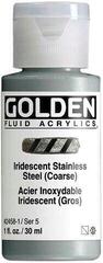 Acrylic Paint Golden Artist Colors Fluid Acrylic Paint Iridescent Stainless Steel (Coarse) 30 ml 1 pc