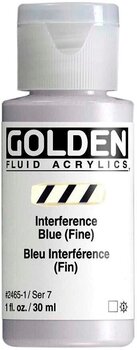 Akrylová barva Golden Artist Colors Fluid Akrylová barva Interference Blue (Fin) 30 ml 1 ks - 1