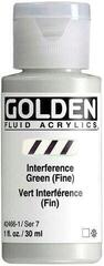 Acrylic Paint Golden Artist Colors Fluid Acrylic Paint Interference Green (Fin) 30 ml 1 pc