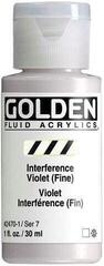 Acrylic Paint Golden Artist Colors Fluid Acrylic Paint Interference Violet (Fin) 30 ml 1 pc