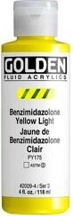 Acrylic Paint Golden Artist Colors Fluid Acrylic Paint Benzimidazolone Yellow Light 118 ml 1 pc