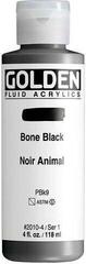 Akrylfärg Golden Artist Colors Fluid Akrylfärg Bone Black 118 ml 1 st