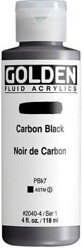 Akrylfärg Golden Artist Colors Fluid Akrylfärg Carbon Black 118 ml 1 st - 1