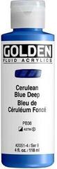 Acrylic Paint Golden Artist Colors Fluid Acrylic Paint Cerulean Blue Deep 118 ml 1 pc