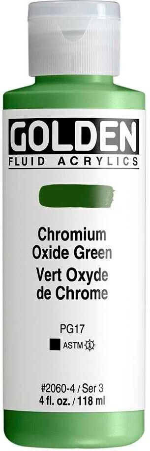 Akrylfärg Golden Artist Colors Fluid Akrylfärg Chromium Oxide Green 118 ml 1 st