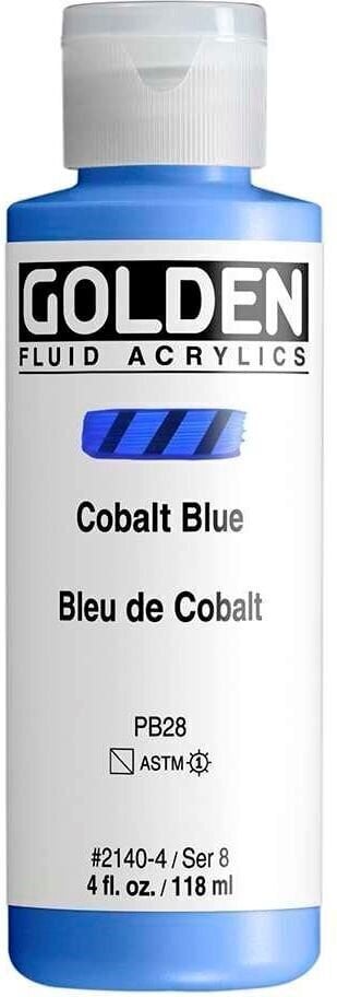 Acrylic Paint Golden Artist Colors Fluid Acrylic Paint Cobalt Blue 118 ml 1 pc