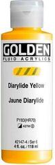 Acrylic Paint Golden Artist Colors Fluid Acrylic Paint Diarylide Yellow 118 ml 1 pc