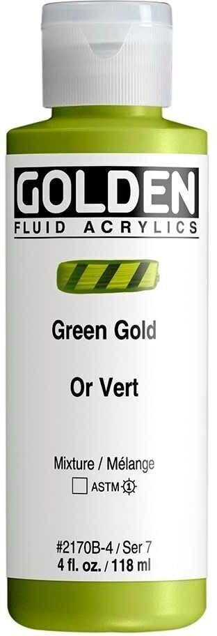 Akrylfärg Golden Artist Colors Fluid Akrylfärg Green Gold 118 ml 1 st