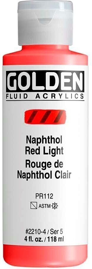 Acrylfarbe Golden Artist Colors Fluid Acrylfarbe Naphthol Red Light 118 ml 1 stk