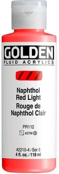 Acrylfarbe Golden Artist Colors Fluid Acrylfarbe Naphthol Red Light 118 ml 1 stk - 1