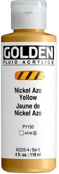 Peinture acrylique Golden Artist Colors Fluid Peinture acrylique Nickel Azo Yellow 118 ml 1 pc - 1