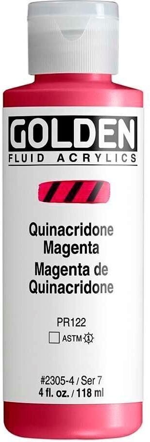 Akrylová barva Golden Artist Colors Fluid Akrylová barva Quinacridone Magenta 118 ml 1 ks