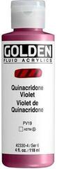 Acrylic Paint Golden Artist Colors Fluid Acrylic Paint Quinacridone Violet 118 ml 1 pc