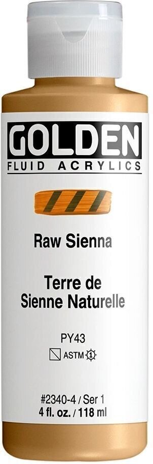 Acrylfarbe Golden Artist Colors Fluid Acrylfarbe Raw Sienna 118 ml 1 stk