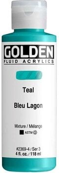 Acrylic Paint Golden Artist Colors Fluid Acrylic Paint Teal 118 ml 1 pc - 1
