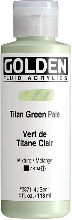 Acrylic Paint Golden Artist Colors Fluid Acrylic Paint Titaan Green Pale 118 ml 1 pc