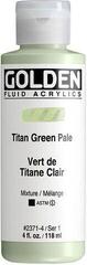 Acrylic Paint Golden Artist Colors Fluid Acrylic Paint Titaan Green Pale 118 ml 1 pc
