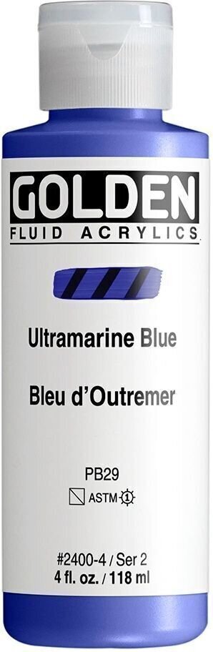 Acrylfarbe Golden Artist Colors Fluid Acrylfarbe Ultramarine Blue 118 ml 1 stk