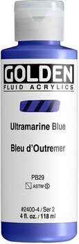 Acrylfarbe Golden Artist Colors Fluid Acrylfarbe Ultramarine Blue 118 ml 1 stk - 1