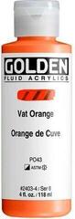 Akrylfärg Golden Artist Colors Fluid Akrylfärg Vat Orange 118 ml 1 st