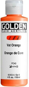 Akrylfärg Golden Artist Colors Fluid Akrylfärg Vat Orange 118 ml 1 st - 1
