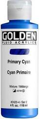 Pintura acrílica Golden Artist Colors Fluid Acrylic Paint Primary Cyan 118 ml 1 ud.