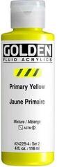 Pintura acrílica Golden Artist Colors Fluid Acrylic Paint Primary Yellow 118 ml 1 ud.