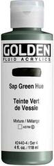 Acrylic Paint Golden Artist Colors Fluid Acrylic Paint Sap Green Hue 118 ml 1 pc