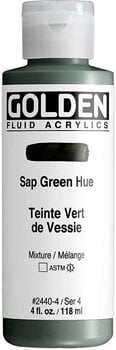 Acrylic Paint Golden Artist Colors Fluid Acrylic Paint Sap Green Hue 118 ml 1 pc - 1