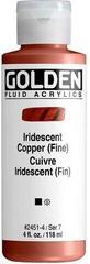 Akrylfärg Golden Artist Colors Fluid Akrylfärg Iridescent Copper (Fin) 118 ml 1 st